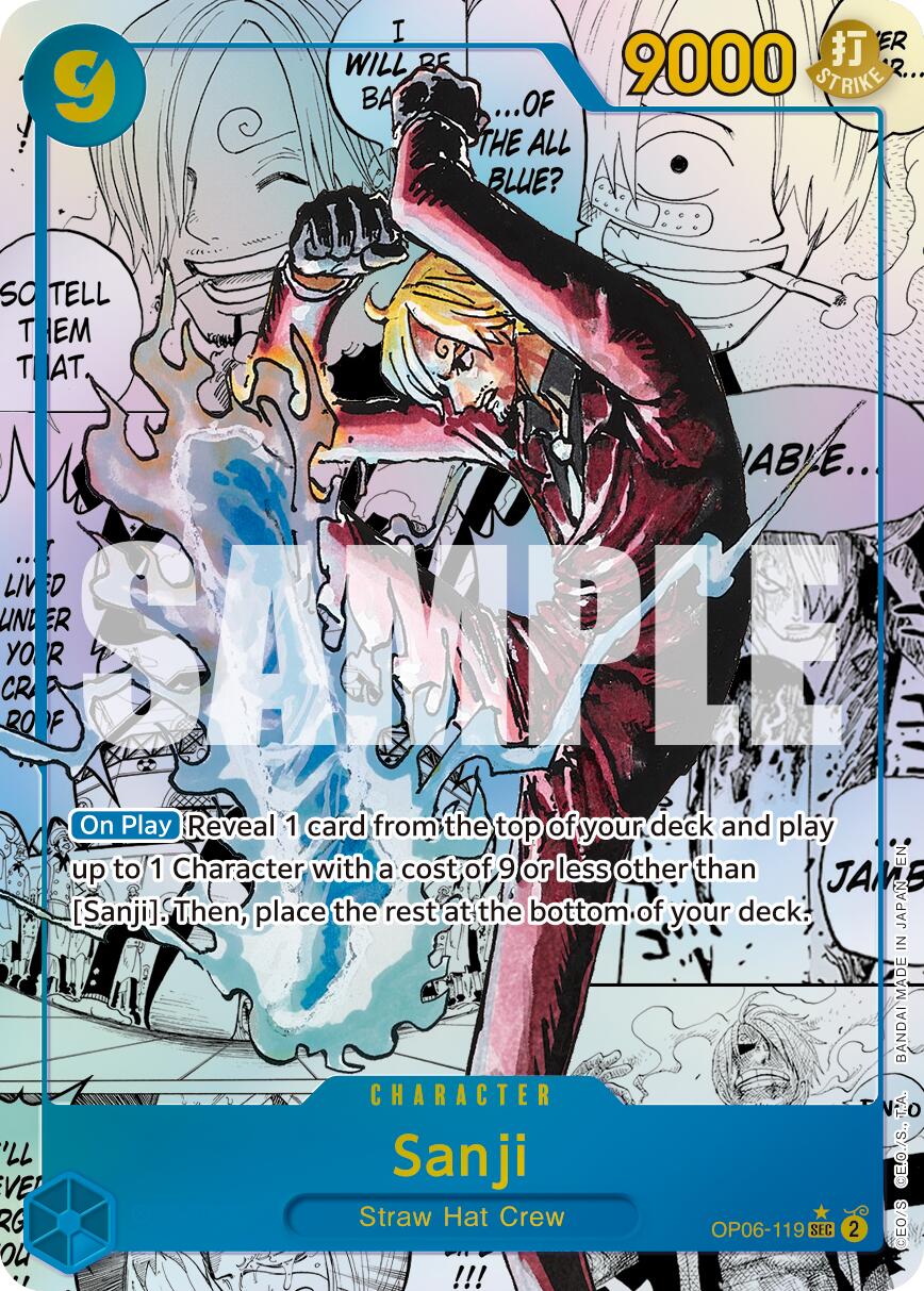 Sanji (Manga) [Premium Booster -The Best- Vol. 2] | Good Games Cannington