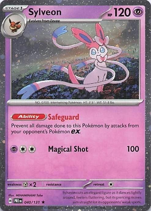 Sylveon (040/131) (Cosmos Holo) [Miscellaneous Cards] | Good Games Cannington