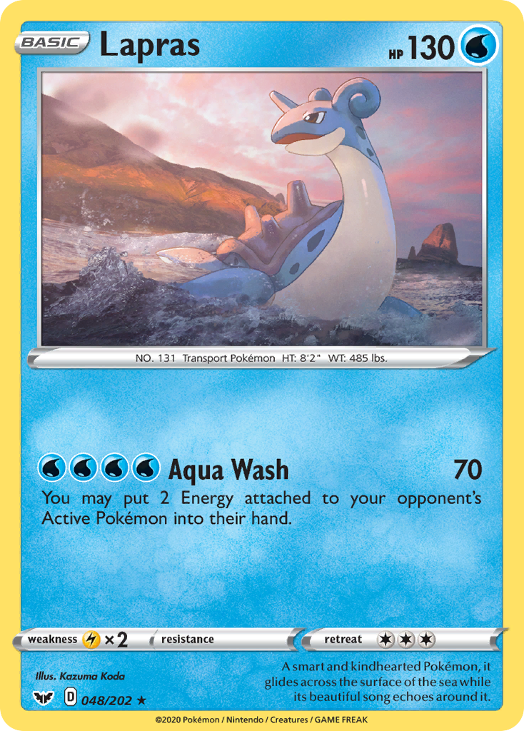 Lapras (048/202) [Sword & Shield: Base Set] | Good Games Cannington