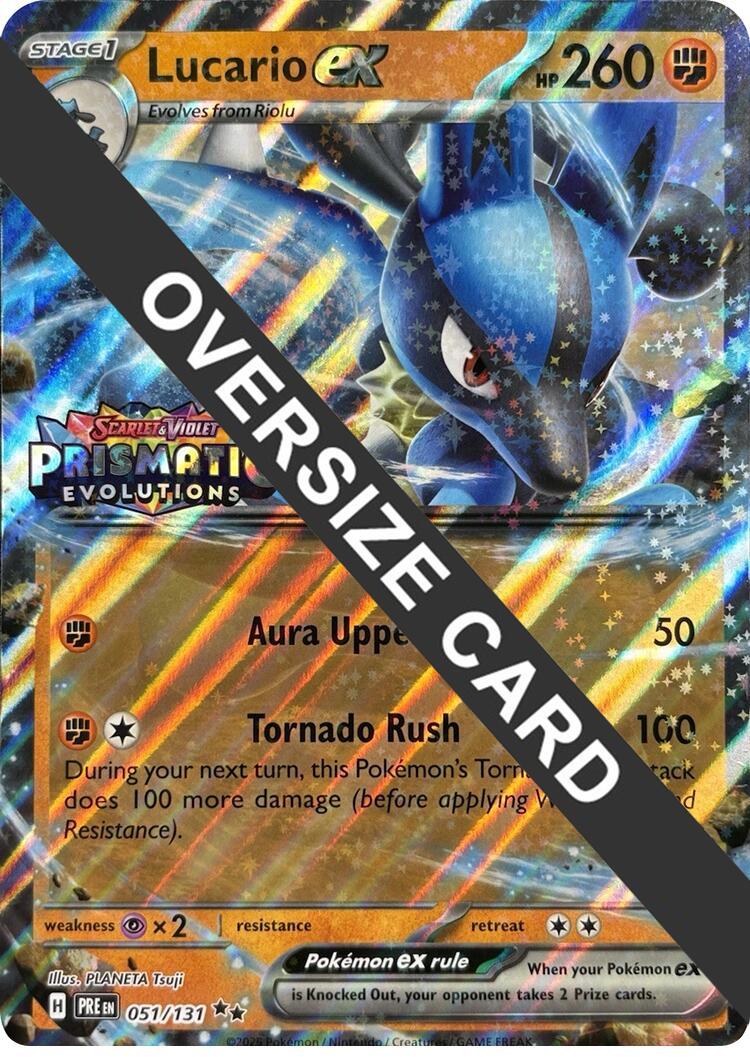Lucario ex (051/131) (Prismatic Evolutions Stamp) [Scarlet & Violet: Prismatic Evolutions] | Good Games Cannington
