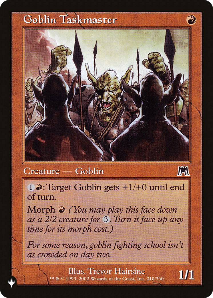 Goblin Taskmaster [The List] | Good Games Cannington