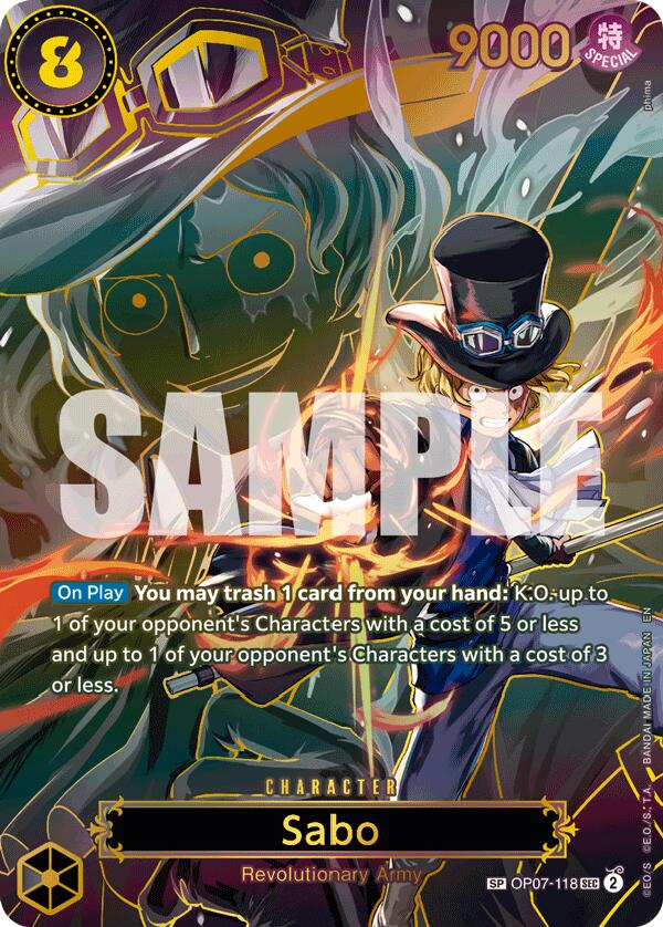 Sabo (OP07-118) (SP) [Carrying On His Will] | Good Games Cannington