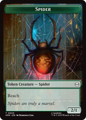 Spider // Food Double-Sided Token [Marvel's Spider-Man Tokens] | Good Games Cannington
