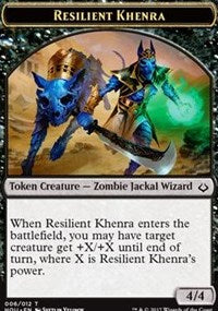 Resilient Khenra // Cat Double-Sided Token [Hour of Devastation Tokens] | Good Games Cannington