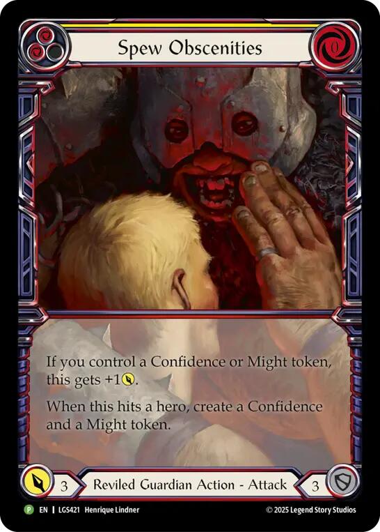 Spew Obscenities [LGS421] (Promo)  Cold Foil | Good Games Cannington