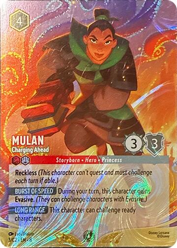 Mulan - Charging Ahead (3) [Promo Cards] | Good Games Cannington