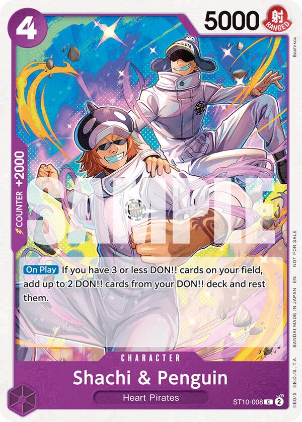 Shachi & Penguin (Tournament Pack 2025 Vol. 4) [One Piece Promotion Cards] | Good Games Cannington