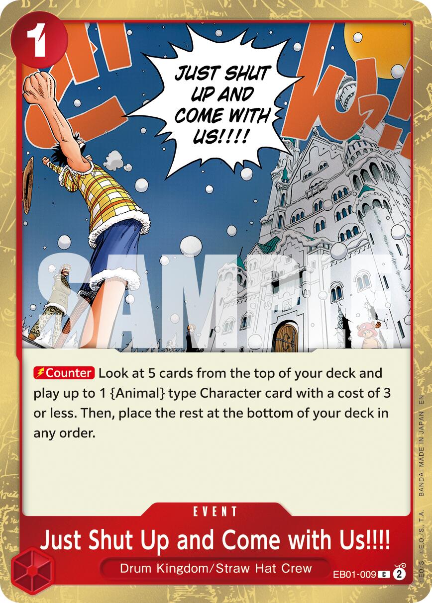 Just Shut Up and Come with Us!!!! (Pirate Foil) [Premium Booster -The Best- Vol. 2] | Good Games Cannington