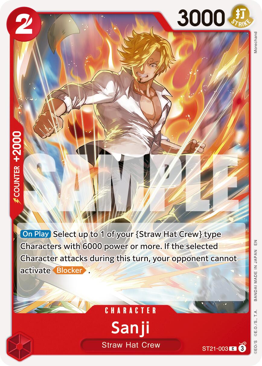 Sanji (ST21-003) (Reprint) [Premium Booster -The Best- Vol. 2] | Good Games Cannington