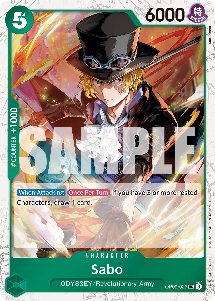 Sabo (OP09-027) (Pirate Foil) [Premium Booster -The Best- Vol. 2] | Good Games Cannington