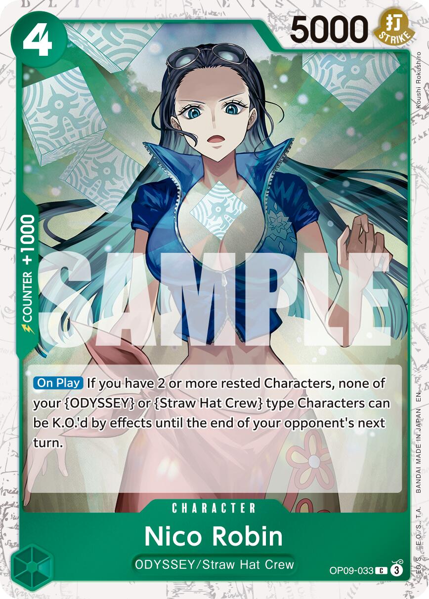 Nico Robin (OP09-033) (Pirate Foil) [Premium Booster -The Best- Vol. 2] | Good Games Cannington