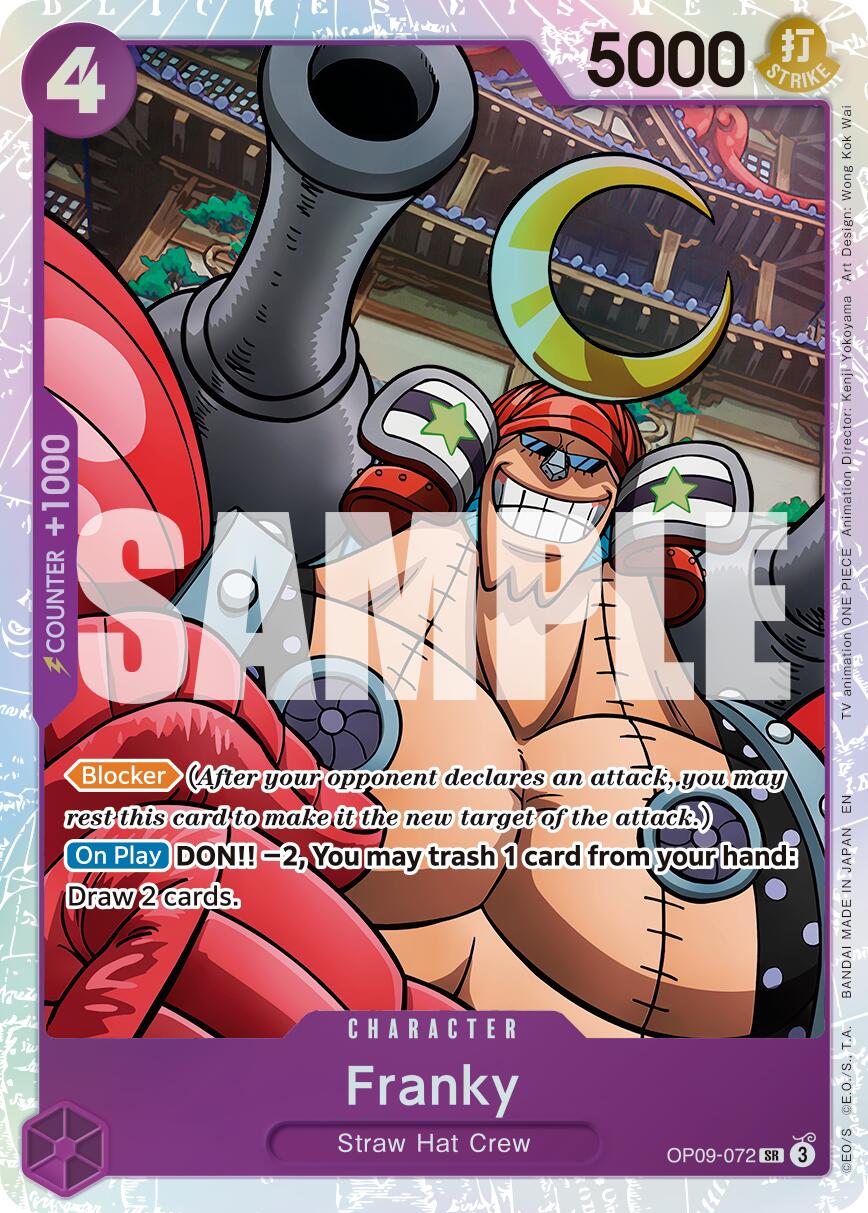 Franky (OP09-072) (Reprint) [Premium Booster -The Best- Vol. 2] | Good Games Cannington