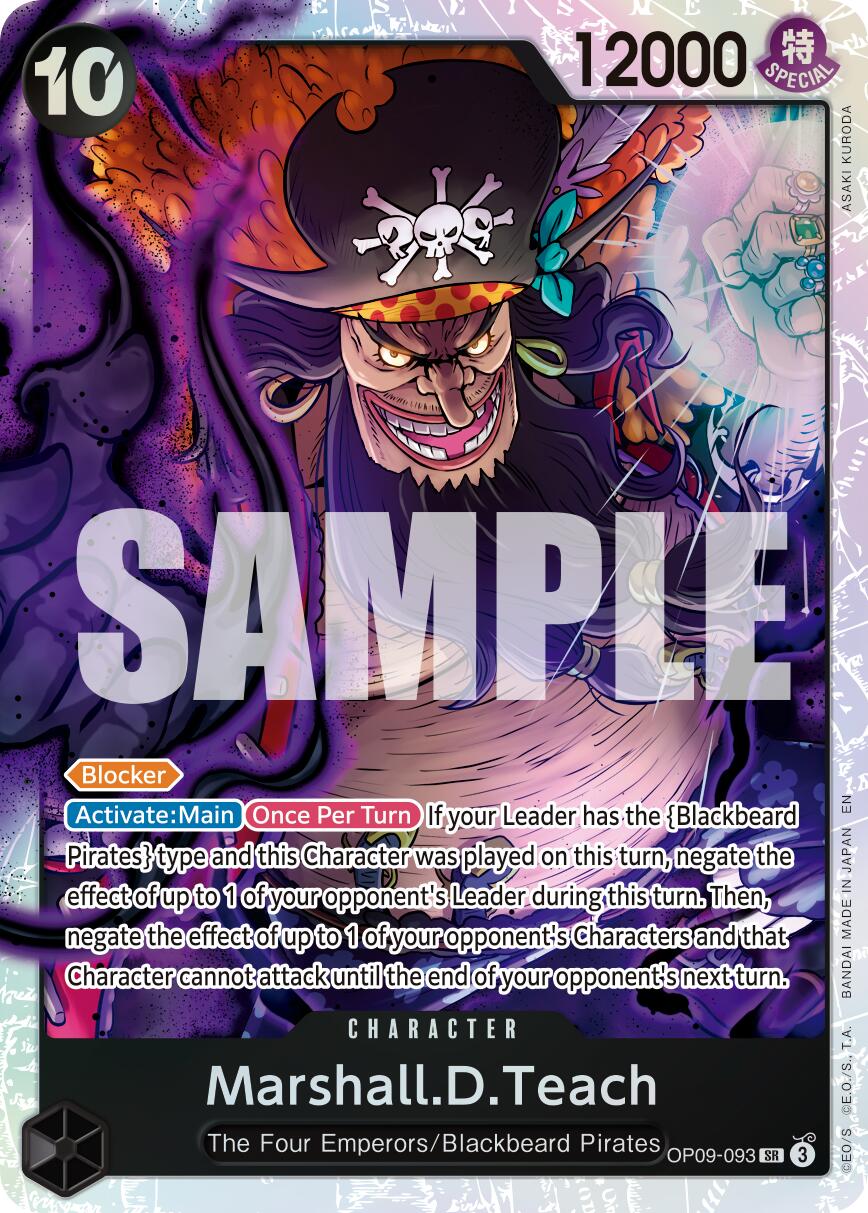 Marshall.D.Teach (OP09-093) (Reprint) [Premium Booster -The Best- Vol. 2] | Good Games Cannington