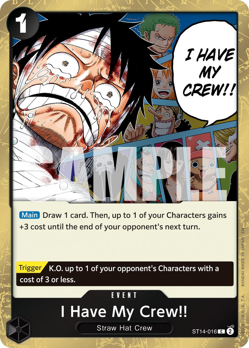 I Have My Crew!! (Pirate Foil) [Premium Booster -The Best- Vol. 2] | Good Games Cannington