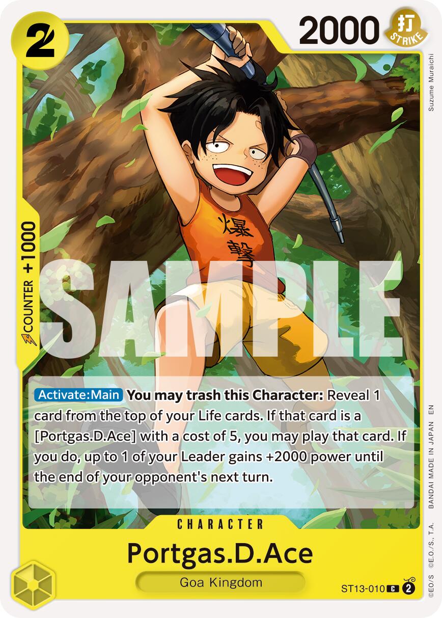 Portgas.D.Ace (ST13-010) (Reprint) [Premium Booster -The Best- Vol. 2] | Good Games Cannington