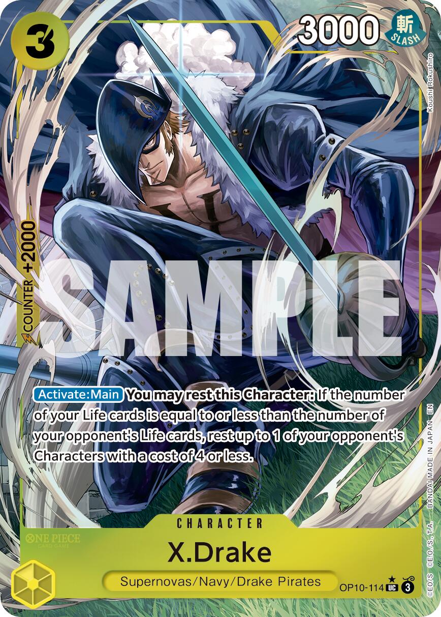 X.Drake (Alternate Art) [Premium Booster -The Best- Vol. 2] | Good Games Cannington