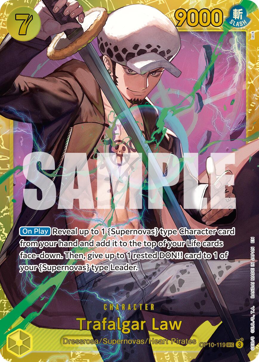Trafalgar Law (OP10-119) (Reprint) [Premium Booster -The Best- Vol. 2] | Good Games Cannington