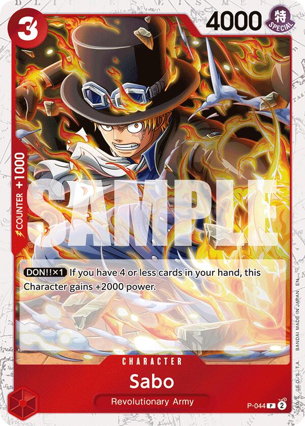 Sabo (P-044) (Pirate Foil) [Premium Booster -The Best- Vol. 2] | Good Games Cannington