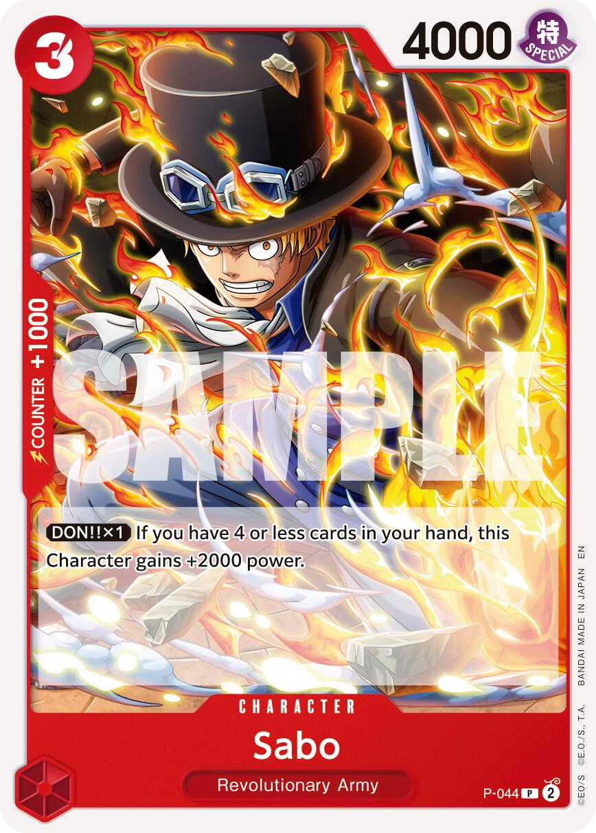 Sabo (P-044) (Reprint) [Premium Booster -The Best- Vol. 2] | Good Games Cannington