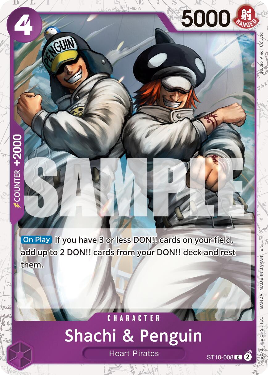 Shachi & Penguin (Pirate Foil) [Premium Booster -The Best- Vol. 2] | Good Games Cannington