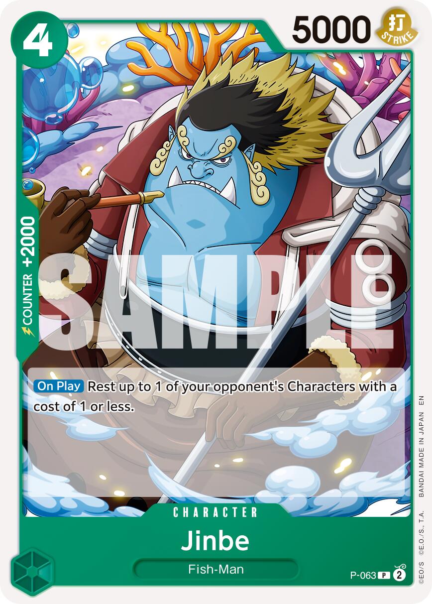 Jinbe (P-063) (Reprint) [Premium Booster -The Best- Vol. 2] | Good Games Cannington