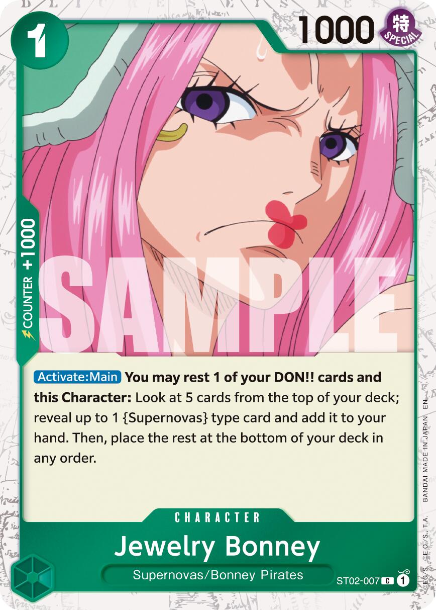 Jewelry Bonney (ST02-007) (Pirate Foil) [Premium Booster -The Best- Vol. 2] | Good Games Cannington