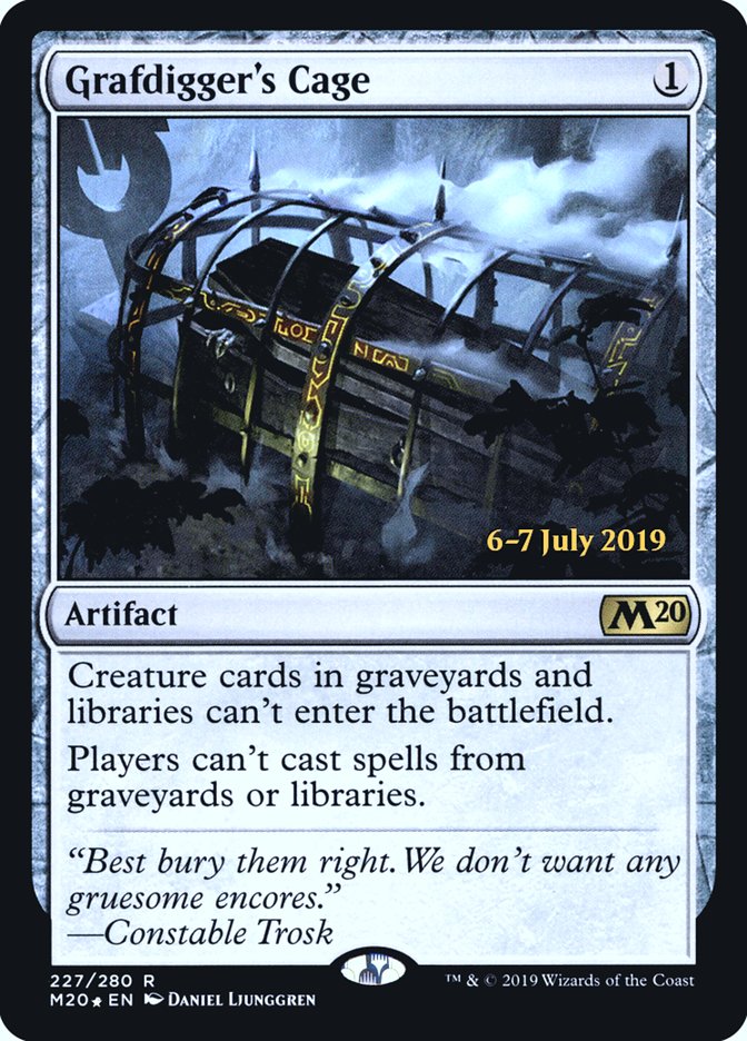 Grafdigger's Cage [Core Set 2020 Prerelease Promos] | Good Games Cannington