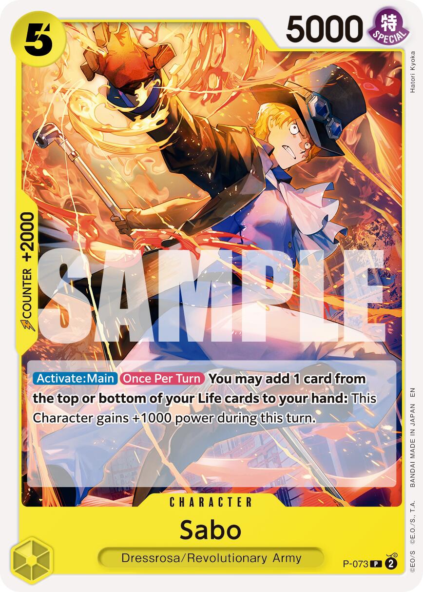 Sabo (P-073) (Reprint) [Premium Booster -The Best- Vol. 2] | Good Games Cannington