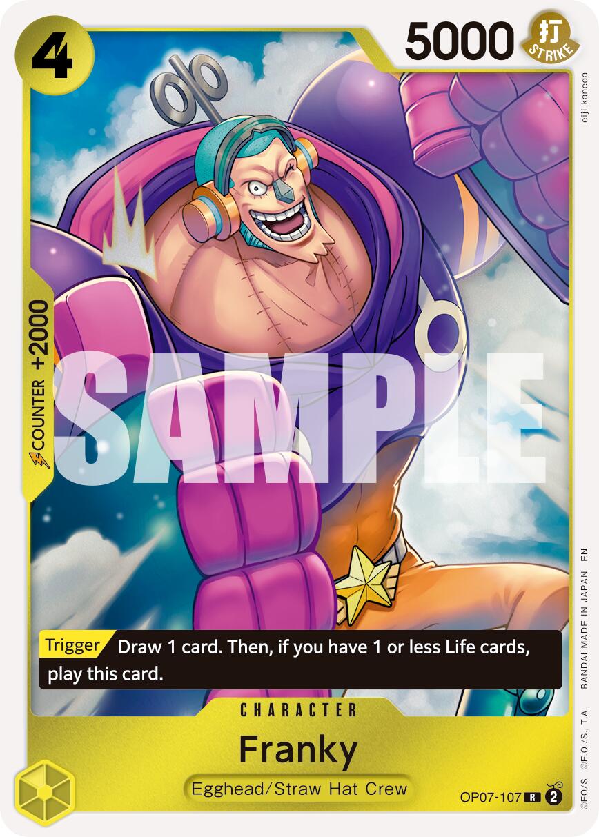 Franky (OP07-107) (Reprint) [Premium Booster -The Best- Vol. 2] | Good Games Cannington