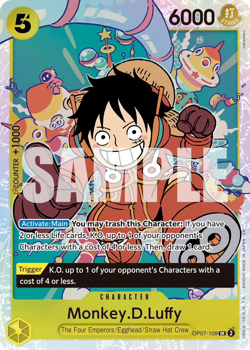 Monkey.D.Luffy (OP07-109) (Reprint) [Premium Booster -The Best- Vol. 2] | Good Games Cannington
