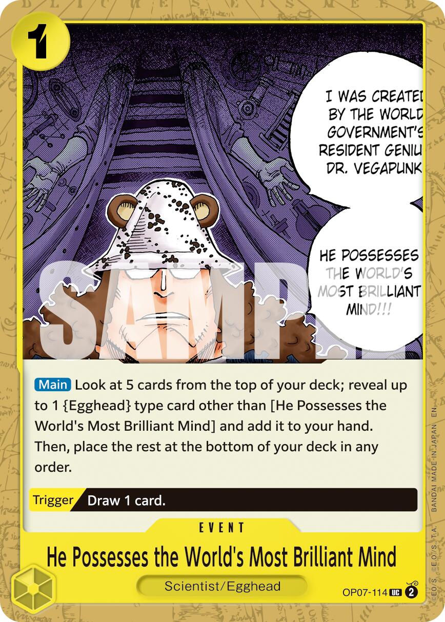 He Possesses the World's Most Brilliant Mind (Reprint) [Premium Booster -The Best- Vol. 2] | Good Games Cannington