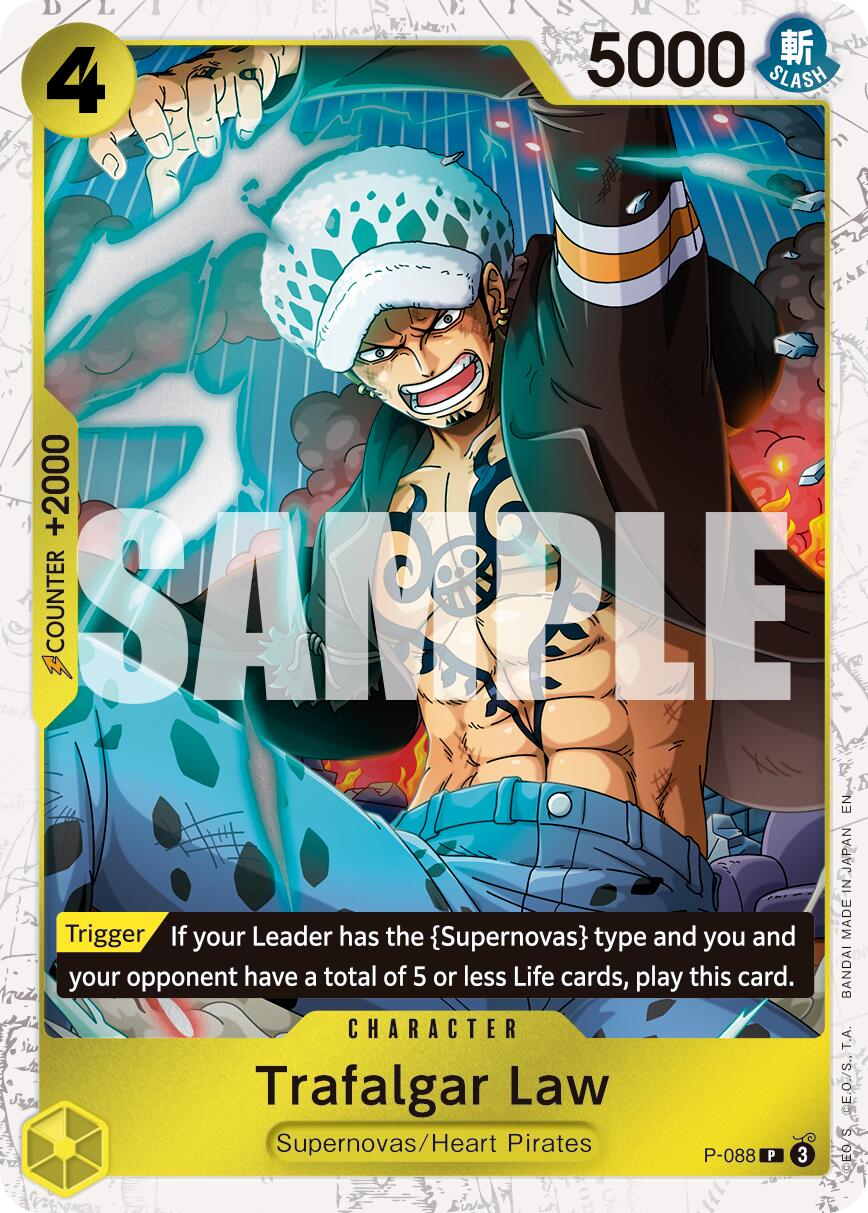 Trafalgar Law (P-088) (Pirate Foil) [Premium Booster -The Best- Vol. 2] | Good Games Cannington