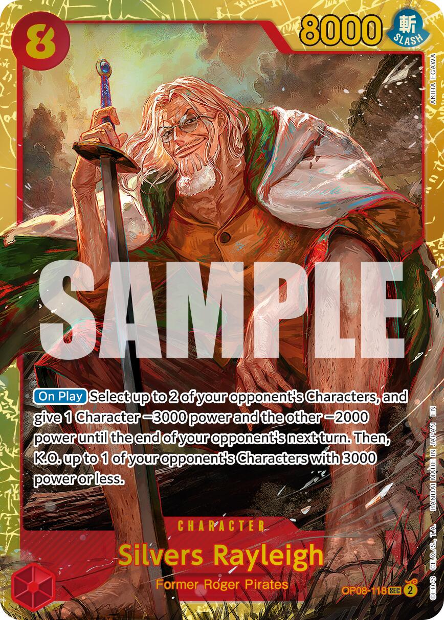 Silvers Rayleigh (OP08-118) (Reprint) [Premium Booster -The Best- Vol. 2] | Good Games Cannington