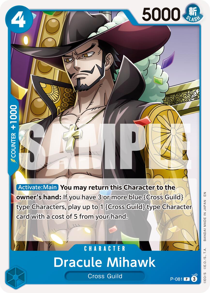 Dracule Mihawk (P-081) (Reprint) [Premium Booster -The Best- Vol. 2] | Good Games Cannington