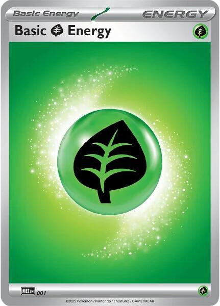 Basic Grass Energy - 001 [Mega Evolution Energies] | Good Games Cannington