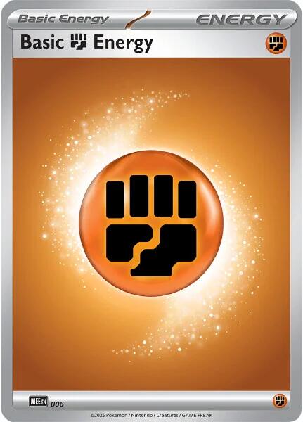 Basic Fighting Energy - 006 [Mega Evolution Energies] | Good Games Cannington