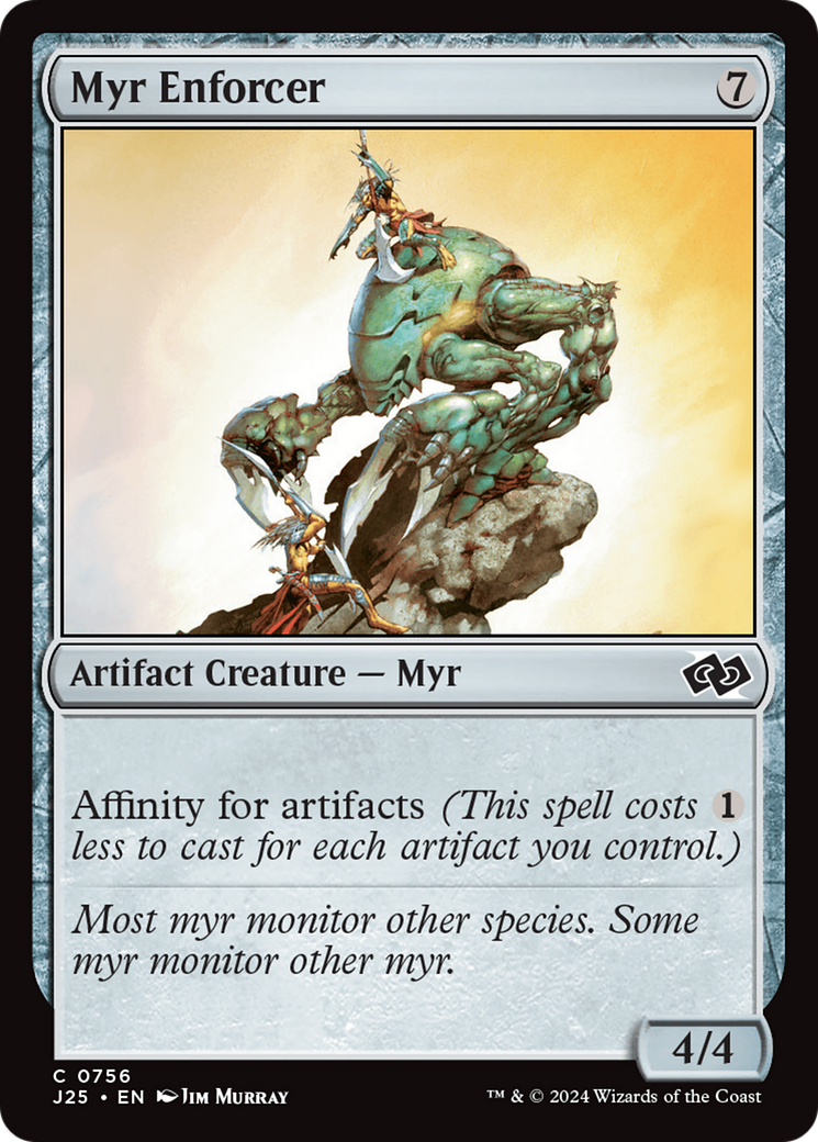 Myr Enforcer [Foundations Jumpstart] | Good Games Cannington
