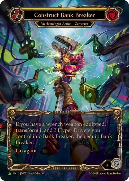 Construct Bank Breaker [JDG052] (Promo)  Cold Foil | Good Games Cannington
