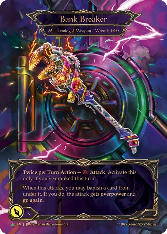 Construct Bank Breaker [JDG052] (Promo)  Cold Foil | Good Games Cannington