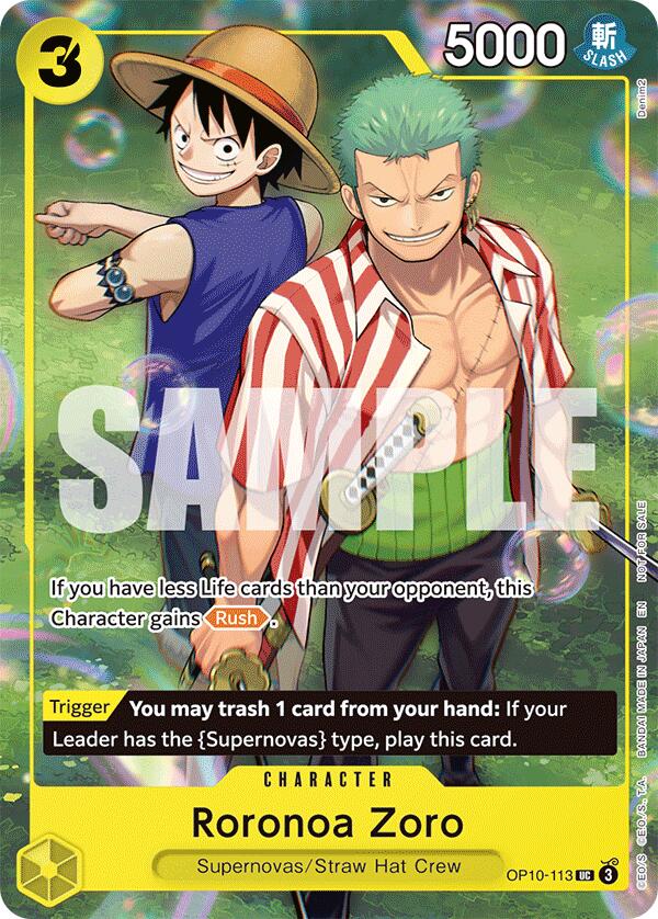 Roronoa Zoro (Learn Together Deck Set - Set Sail Event) [One Piece Promotion Cards] | Good Games Cannington