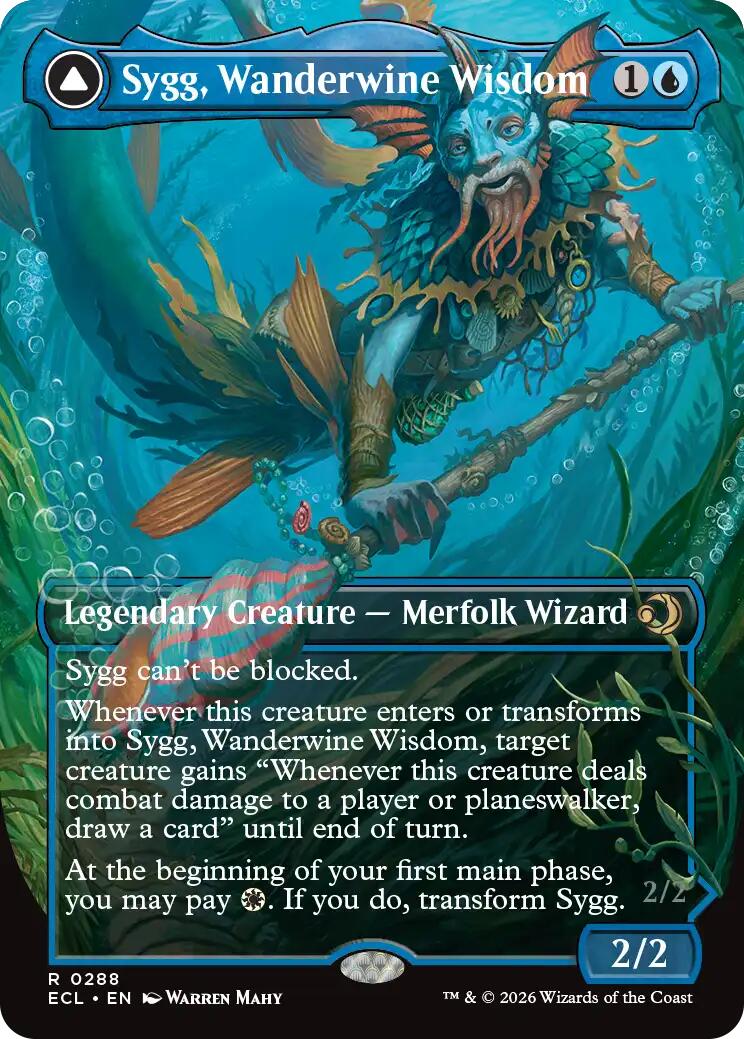 Sygg, Wanderwine Wisdom (Borderless) [Lorwyn Eclipsed] | Good Games Cannington
