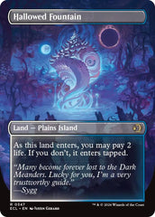 Hallowed Fountain (Borderless) [Lorwyn Eclipsed] | Good Games Cannington