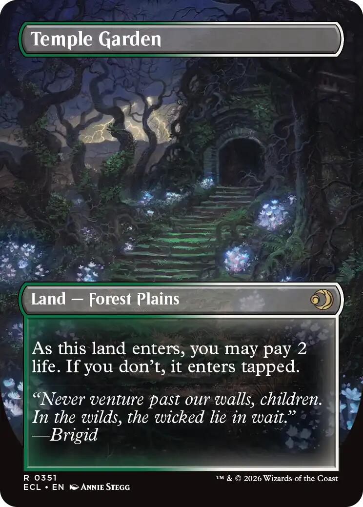 Temple Garden (Borderless) [Lorwyn Eclipsed] | Good Games Cannington
