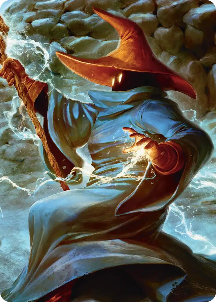 The Destined Black Mage Scene Art Card [FINAL FANTASY Art Series] | Good Games Cannington