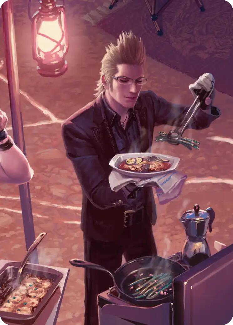Campsite Cuisine Scene Art Card [FINAL FANTASY Art Series] | Good Games Cannington