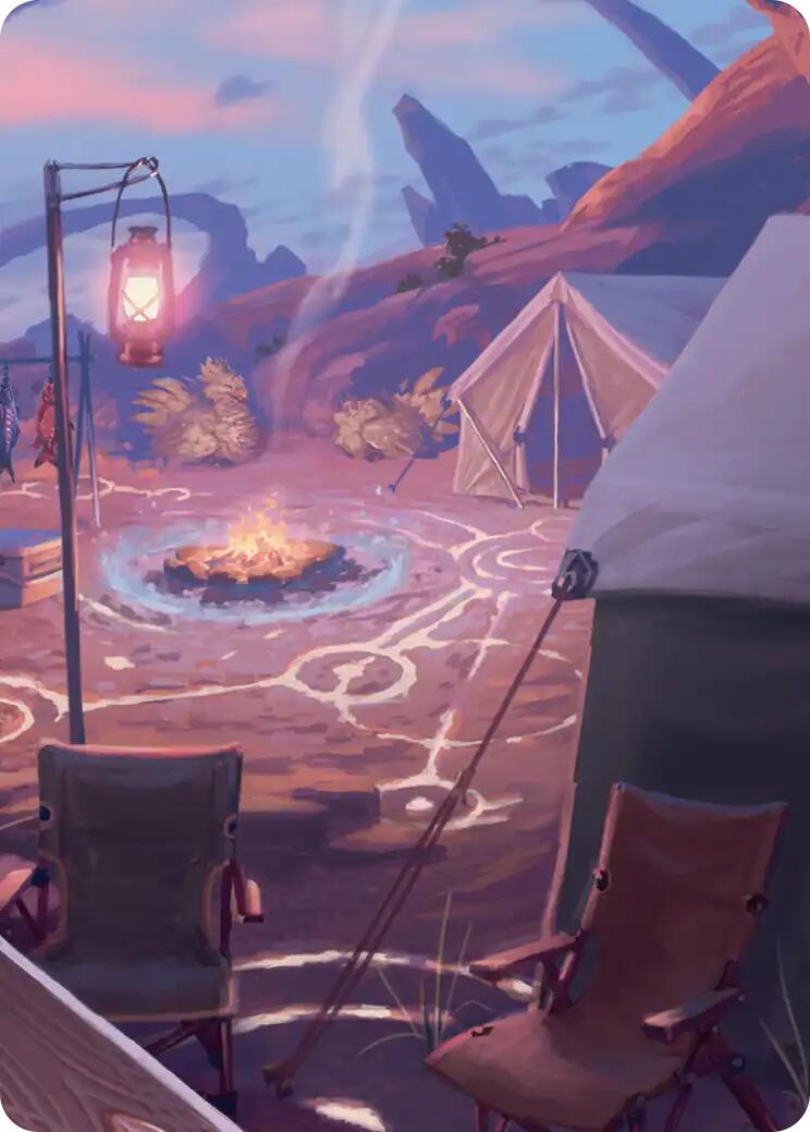 Chocobo Camp Scene Art Card [FINAL FANTASY Art Series] | Good Games Cannington