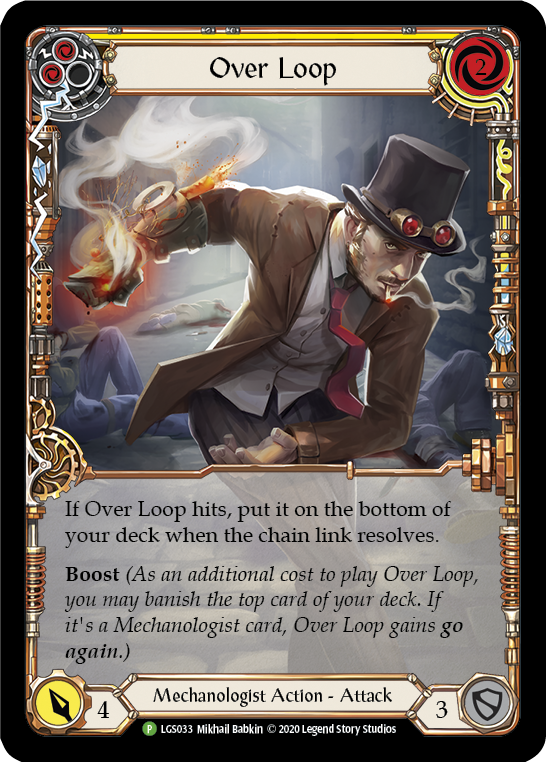 Over Loop (Yellow) [LGS033] (Promo) | Good Games Cannington