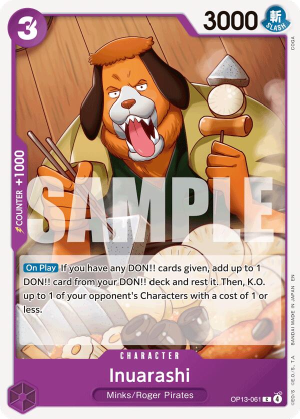 Inuarashi [Carrying On His Will] | Good Games Cannington