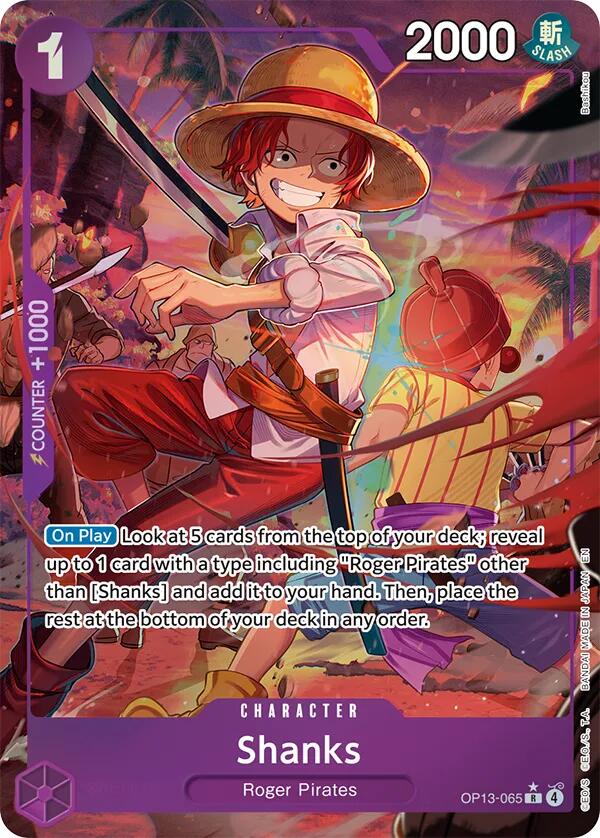 Shanks (Alternate Art) [Carrying On His Will] | Good Games Cannington