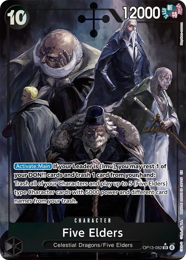 Five Elders (Alternate Art) [Carrying On His Will] | Good Games Cannington
